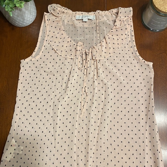 LOFT Polka dot blouse - Picture 1 of 3